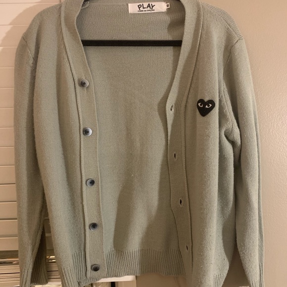 Gray comme de garçon cardigan - Picture 2 of 2